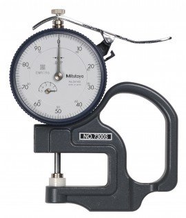 Mitutoyo 7300a medidor de espesor con dial, 0 a 0.5″.