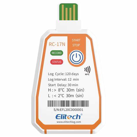 Elitech RC-17N datalogger de temperatura desechable nfc