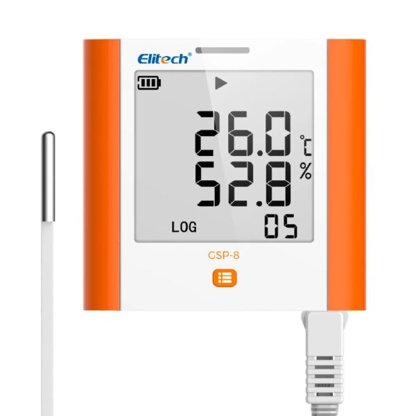 Elitech GSP-8 datalogger de temperatura y humedad