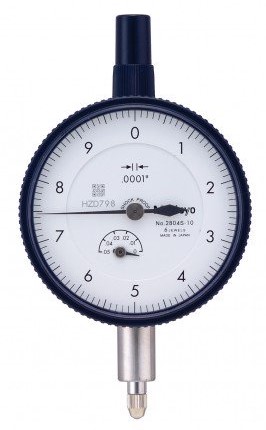 Mitutoyo 2804ab-10 series 2 indicador de dial plano estándar, 0.05″, sae