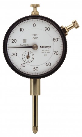 Mitutoyo 2904ab series 2 indicador de dial plano estándar, 1″, sae