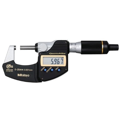 Mitutoyo 293-145-30 quantumike micrometer, 0 a 25 mm, 0.001 mm