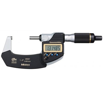 Mitutoyo 293-181-30 quantumike micrometer con spc, 1 a 2″- 25 a 50 mm