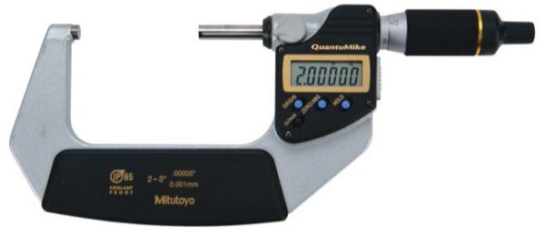 Mitutoyo 293-182-30 quantumike micrometer con spc, 2 a 3″- 50.8 a 76.2 mm