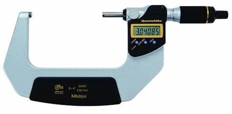 Mitutoyo 293-188-30 quantumike micrometer, 3 a 4″- 76.2 a 101.6 mm, .00005″- 0.001 mm