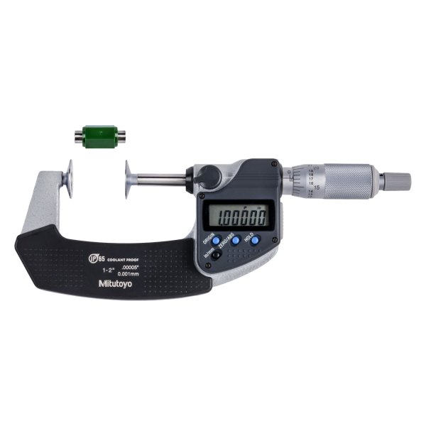 Mitutoyo 323-351-30 series 323 digimatic disc micrometer, 1 a 2″