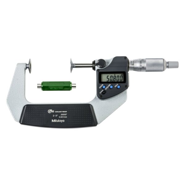 Mitutoyo 323-352-30 series 323 digimatic disk micrometer, 2 a 3″