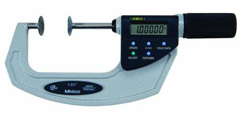 Mitutoyo 369-422-20 micrómetro de disco digital quickmike, de 1 a 2,2″, pulgada-métrico