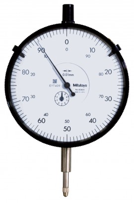 Mitutoyo 4046a serie 4 dial indicador con asa, 10 mm.