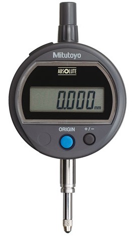 Mitutoyo 543-506b id-s serie 543 absolute indicador digimático solar, 0.5″, parte posterior plana.