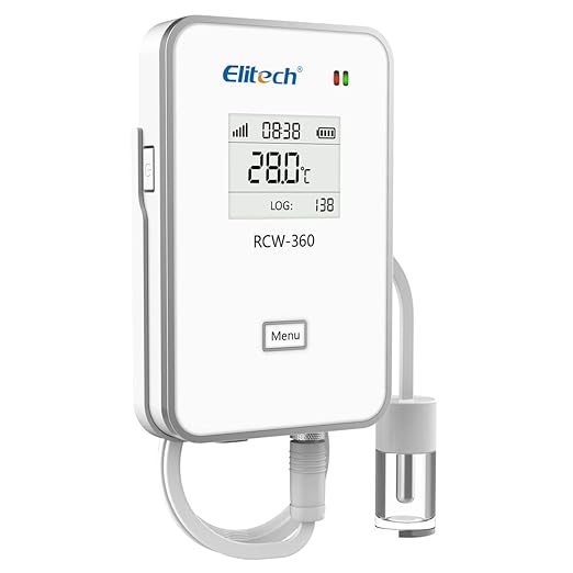 Elitech rcw-360wifi-gle registrador de datos de temperatura