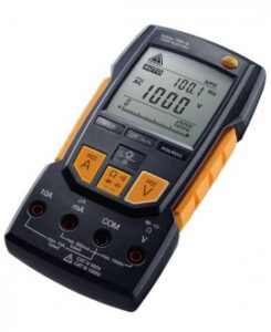 Multímetro digital testo 760-1 con capacitancia y configuración automática