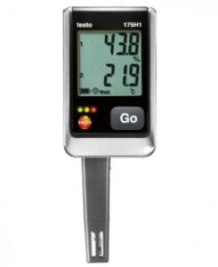 registrador de datos de temperatura/humedad de 175 canales testo 1 h2 con sensor de hr externo