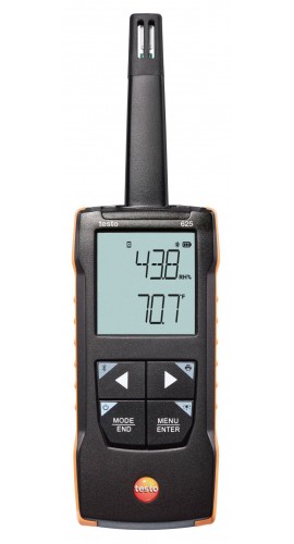 termohigrómetro digital testo 625, 0 a 100% hr, -4 a 140°f