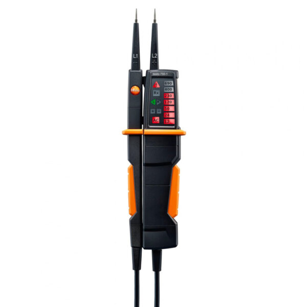 Testo 750-1 comprobador digital de tensión, continuidad y secuencia de fases