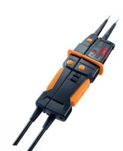 Testo 750-3 probador digital de tensión, continuidad y secuencia de fases con prueba gfci, linterna y pantalla lcd de 3 dígitos