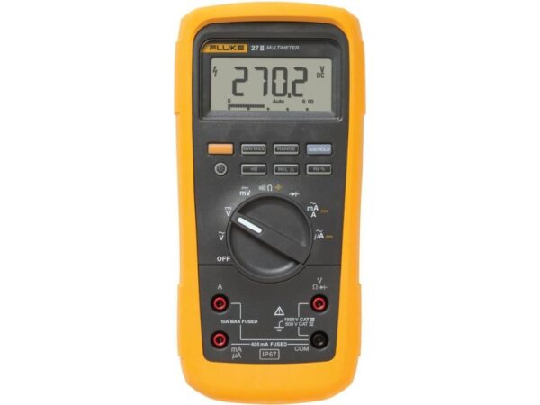 Multímetro industrial fluke 27-ii con clasificación ip67