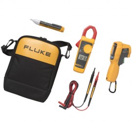 fluke 62 max+-323-1ac termómetro ir, pinza amperimétrica y kit de detector de voltaje