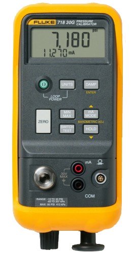 Calibrador de presión fluke 718-30us con bomba de vacío a presión, -12 a 30 psi