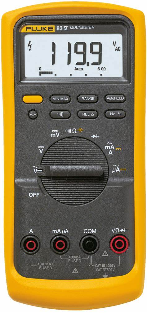 Multímetro industrial fluke 83v, 6000 cuentas