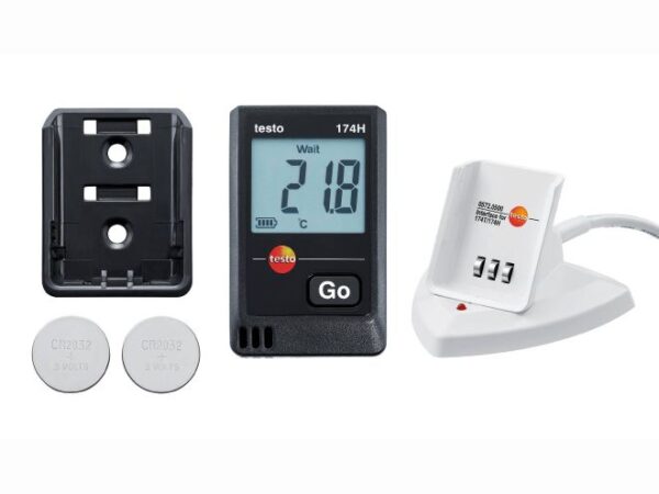 set testo 174 h – mini registrador de datos para temperatura y humedad ambiente