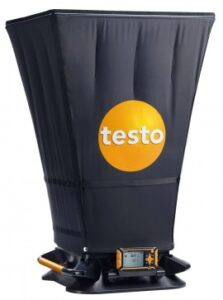 Campana de flujo testo 420 con Bluetooth, incluye estuche y certificado NIST