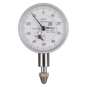 Mitutoyo 1003ab series 1 indicador de dial compacto de diámetro pequeño, 4 mm, graduación de 0,01 mm