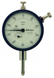 Mitutoyo 2414sb series 2 indicador de dial plano estándar, 0.5″, sae