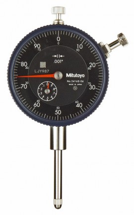 Mitutoyo 2416a indicador de dial de tipo estándar, 0 a 1″, lug back