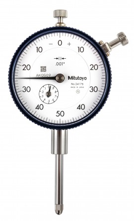 Mitutoyo 2417ab series 2 indicador de dial plano estándar, 1″, sae