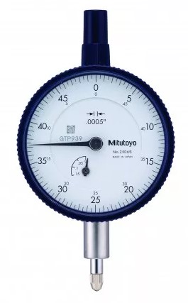 Mitutoyo 2507ab series 2 indicador de dial plano estándar, 0.125″, sae