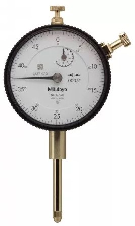 Mitutoyo 2776ab series 2 indicador de dial plano estándar, 1″, sae