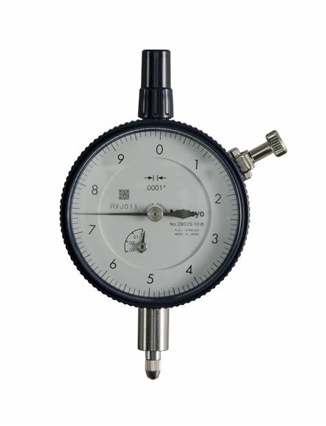 mitutoyo 2802ab-10 series 2 indicador de dial plano estándar, 0.025″, sae