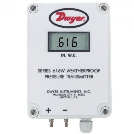 Dwyer 616wl-12 transmisor de presión diferencial resistente a la intemperie (0.25-0-0.25 “w.c.)