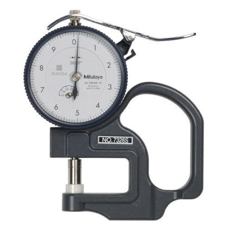 Mitutoyo 7326s dial thickness gage, 0-0.05″, yunque plano de cerámica