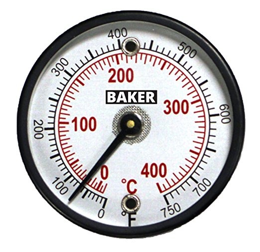 Termómetro De Superficie Magnética Baker 314fc-Nist, De 50 A 750 °F (De 10 A 400 °C), Incluye Certificado Trazable