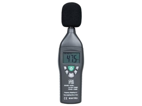 Sonómetro Digital Básico – DT805