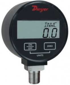 Manómetro digital dwyer dpgwb-00 (-30 “hg a 0 psi) para líquido – gas con 0.5% de precisión