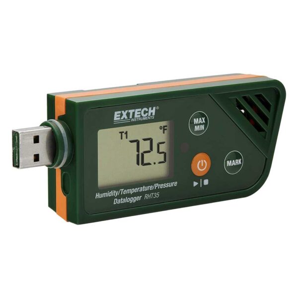 Rht35-registrador (datalogger) temp, humedad, presion atmosferica usb