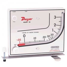 Manómetro de plástico moldeado dwyer mm-80 mark ii, 0 a 80mmh₂o