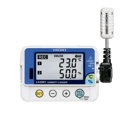 Mini Datalogger Temperatura-Humedad 2 Canales, -40 a 85°C, Hioki – LR5001