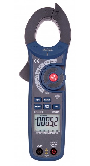 Reed r5030 500a true rms ac-dc clamp meter con ncv