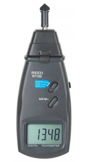 Reed r7100 combinación de contacto – fototacómetro láser