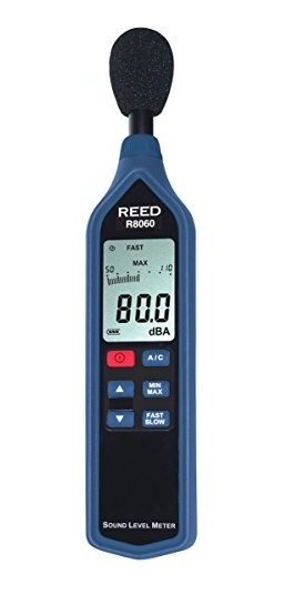 Reed r8060 sonómetro con gráfico de barras