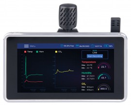 Reed r9920 medidor de calidad del aire interior, montaje en escritorio