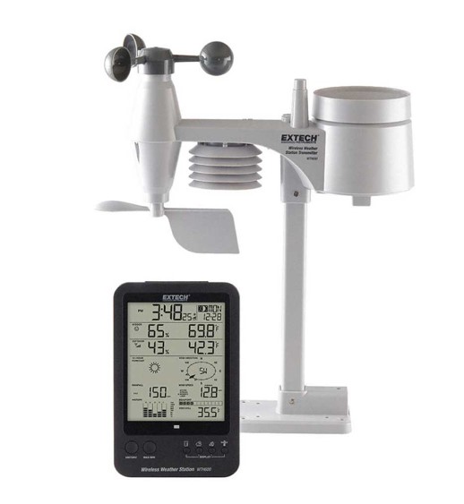 Wth600-kit — estacion meteorologica: humedad, temperatura, direccion y velocidad de viento, cantidad de lluvia