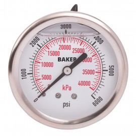 Manómetro baker ahnc-6000p, lleno de glicerina, conexión trasera npt de 0-6000”, 0-42 psi-000-<>,<> kpa