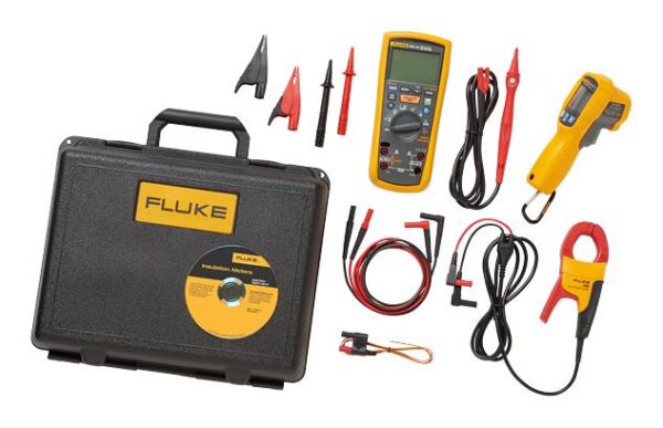 Kit avanzado de solución de problemas eléctricos fluke 1587 fc-nist, incluye certificado trazable