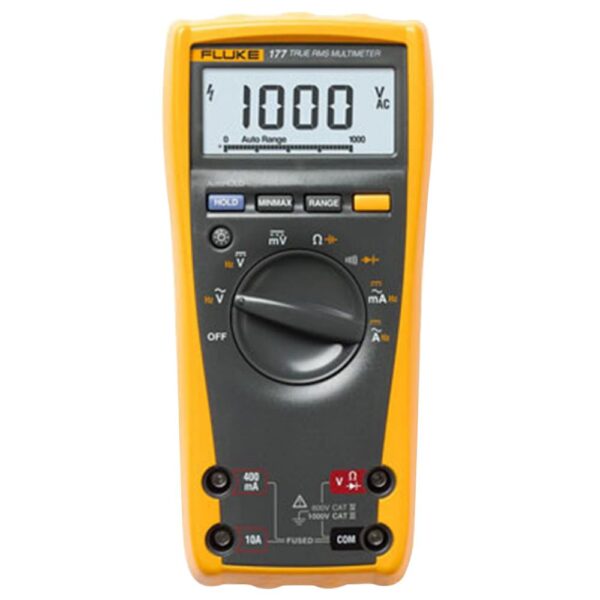 Multímetro digital fluke 177-efsp-nist true rms con luz de fondo.