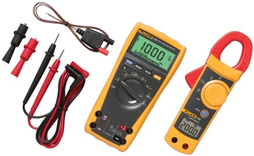 Multímetro digital fluke 179 true rms con kit de pinzas amperimétricas true rms ac